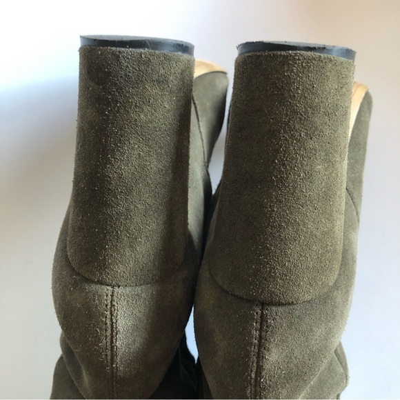 M&S Autograph Suede Block Heel Over the Knee Boots - Picture 13 of 16